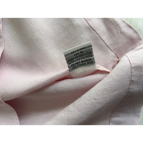 Tropic of Linen Shift Dress Sz 12 100% Linen Career Minimalist Casual - Picture 6 of 8